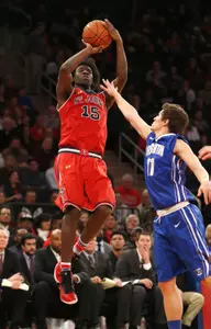 Senior guard/forward Sir'Dominic Pointer scored 10 points on 5-of-9 shooting and finished with a career-high eight blocks against Creighton on February 7, 2015.