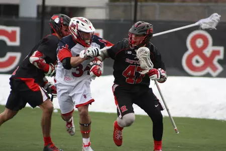Senior co-captain Mark DiFrangia and the Red Storm caused 11 turnovers in Saturday's season-opening loss to Rutgers.