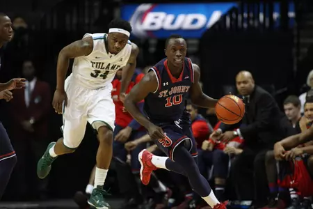 Felix Balamou earned his first start of the season against Creighton on Saturday.