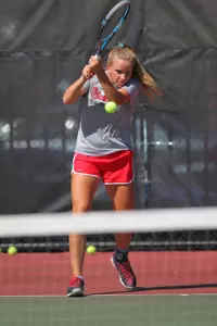 Sophomore Anna Morozova won her dual match, notching her tenth singles victory of the season.