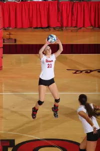 Redshirt freshman setter Hope Demel