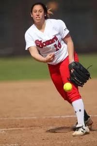 Francesca Carrullo has a 5-0 record with a 0.51 ERA in conference play this year.