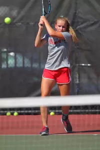 Sophomore Anna Morozova earned her 15th singles victory on the season.