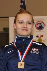 St. John's Alum Dagmara Wozniak finished ninth at the Moscow Saber Grand Prix.