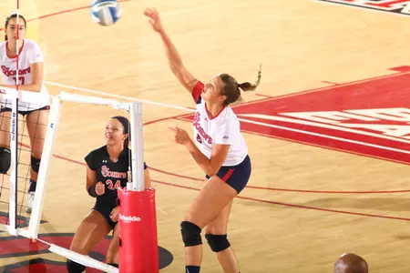 Senior outside hitter Karin Palgutova has been named to the BIG EAST Weekly Honor Roll 10 times in her career.