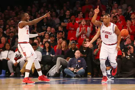 Christian Jones had 10 points for the Red Storm.