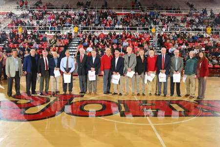 The 1966 St. John's Baseball Team with Ed Blankmeyer and Kathleen Meehan