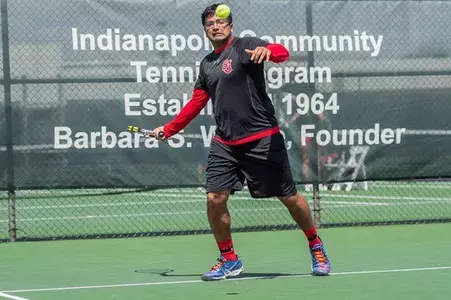 The doubles team of Vaidik Munshaw and Lucas Hejhal remain undefeated in doubles.