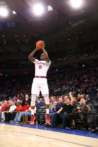 Durand Johnson had 18 points for the Red Storm.