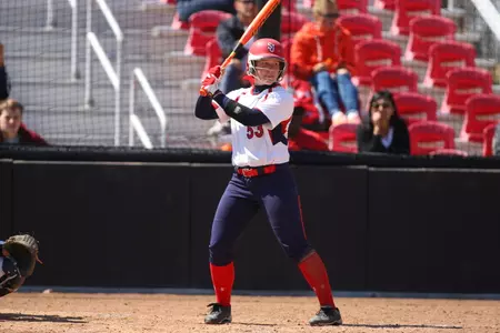 Sophomore Savannah Warren drove in career-high five RBI against Georgetown.