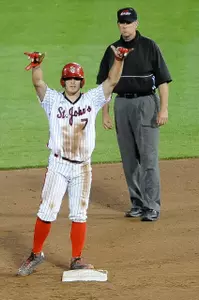 Michael Donadio went 3-for-3 with a double, a home run, two RBI and two runs scored.