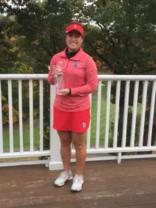 Anna Kim after winning her second-career medal at the St. John's Women's Intercollegiate.