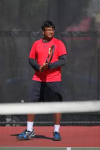 Senior Vaidik Munshaw moved to 12-2 in singles play.