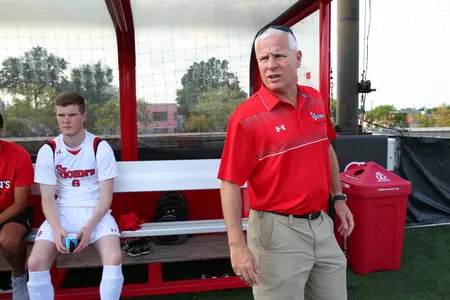 Head men's soccer coach Dr. Dave Masur.
