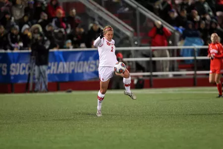 Emily Cubbage played and started in a school-record 78 games for the Red Storm