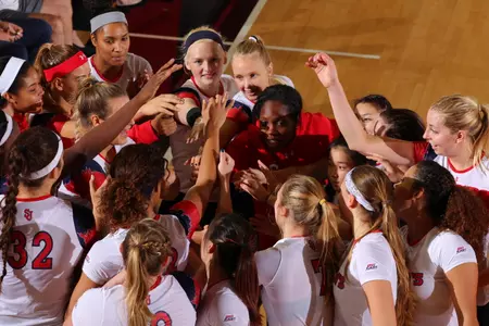 St. John's Volleyball team honored with AVCA Team Academic Award.