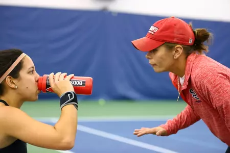 Lauren Leo enters her second season as the St. John's women's tennis head coach.