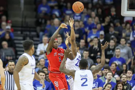 Bashir Ahmed scored 19 points for the Red Storm