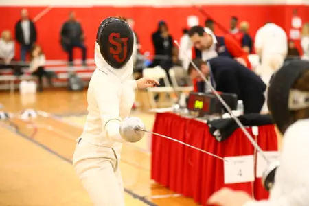 Veronika Zuikova secured an 11-1 record to lead all Red Storm fencers.