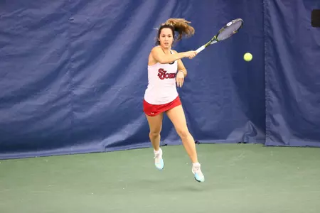 Fresman Jessica Livianu leads the women's tennis team into the BIG EAST Championships this weekend.