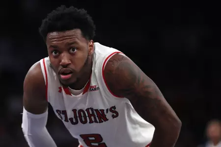 Jan 13, 2018; Queens, NY, USA; St. John's Red Storm guard Shamorie Ponds (2) looks on during the second half against the Villanova Wildcats at Madison Square Garden. Mandatory Credit: Anthony Gruppuso-USA TODAY Sports