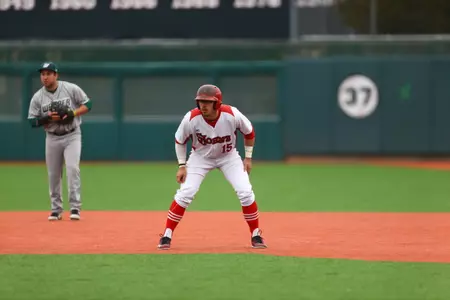 Ryan Hogan (15) walked twice in his 11th start of the season.