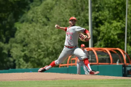 Sean Mooney (8) struck out four Commodores on the afternoon