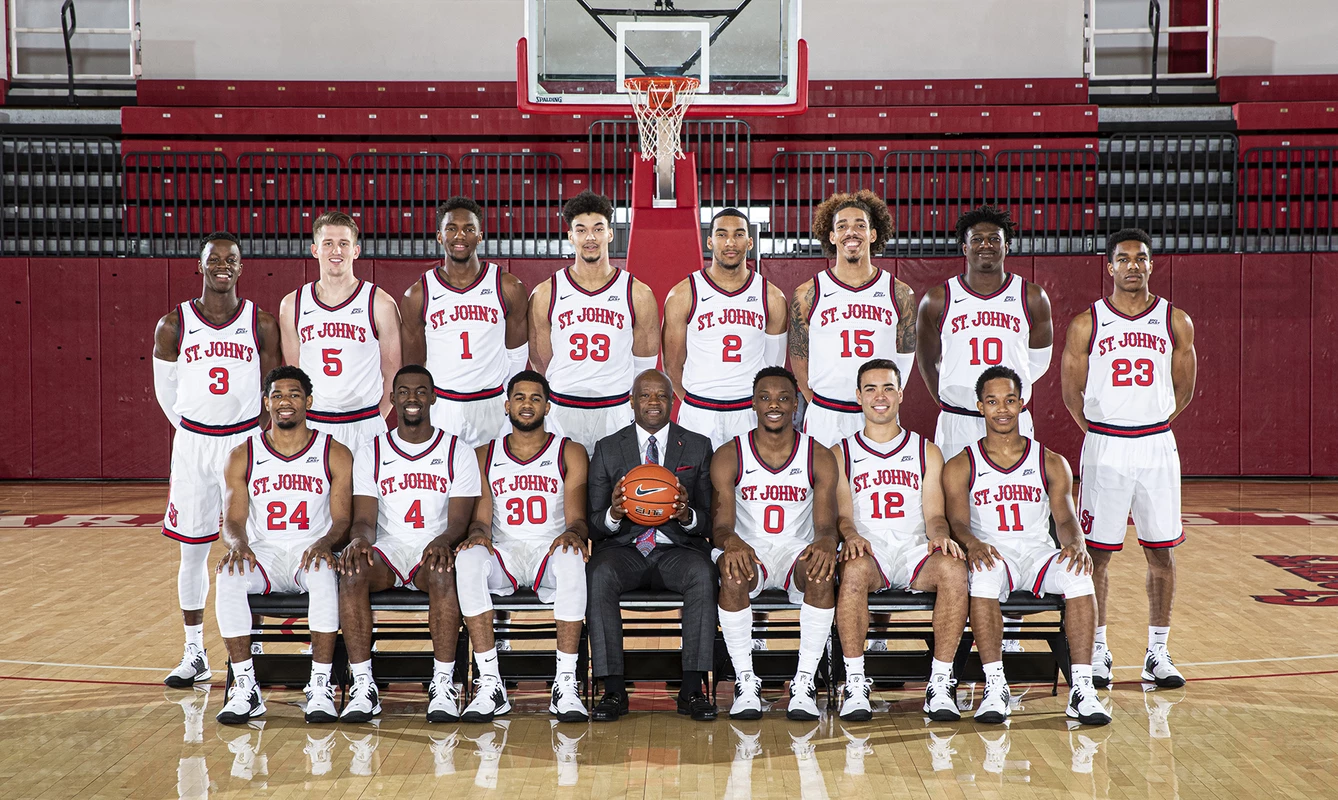 2019-20 St. John's Basketball Team Photo