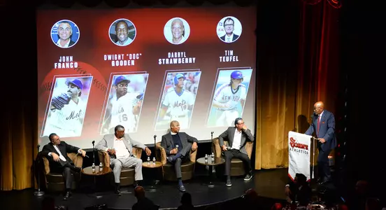 Photos from the 2020 Bullpen Winter Banquet featuring special guests John Franco, Doc Gooden, Darryl Strawberry and Tim Teufel at the Edison Ballroom on Jan. 24, 2020.