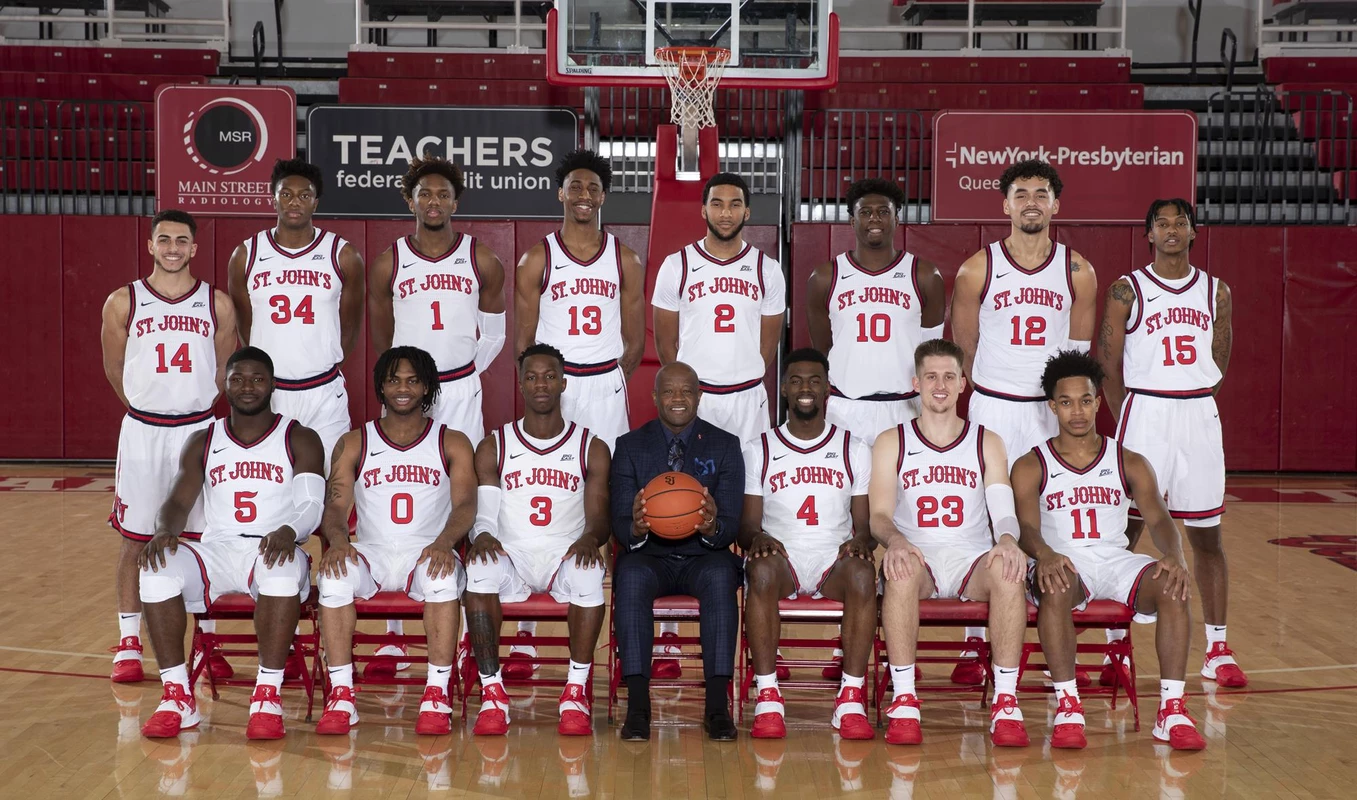 2020-21 St. John's Men's Basketball Team Photo