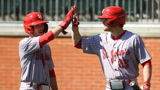 St. John's takes on Charlotte in non-conference baseball action at Robert and Mariam Hayes Stadium on Sunday, March 01, 2020 in Charlotte, North Carolina.