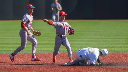 St. John's takes on Charlotte in non-conference baseball action at Robert and Mariam Hayes Stadium on Sunday, March 01, 2020 in Charlotte, North Carolina.
