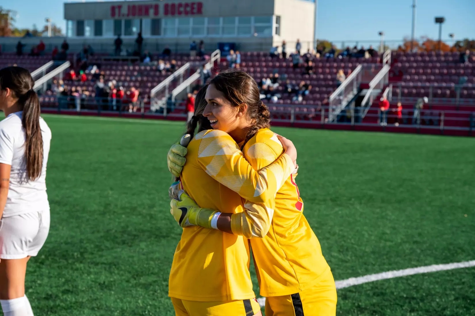 Gina Muzi made two crucial penalty saves to give the Red Storm the victory.
