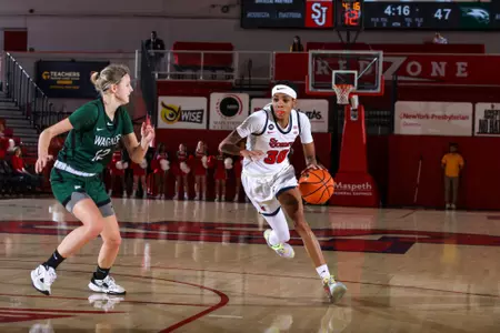 Kadaja Bailey led the 25th-ranked Red Storm with 7 assists and scored 14 points in the win.