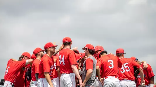 SJU Baseball Huddle