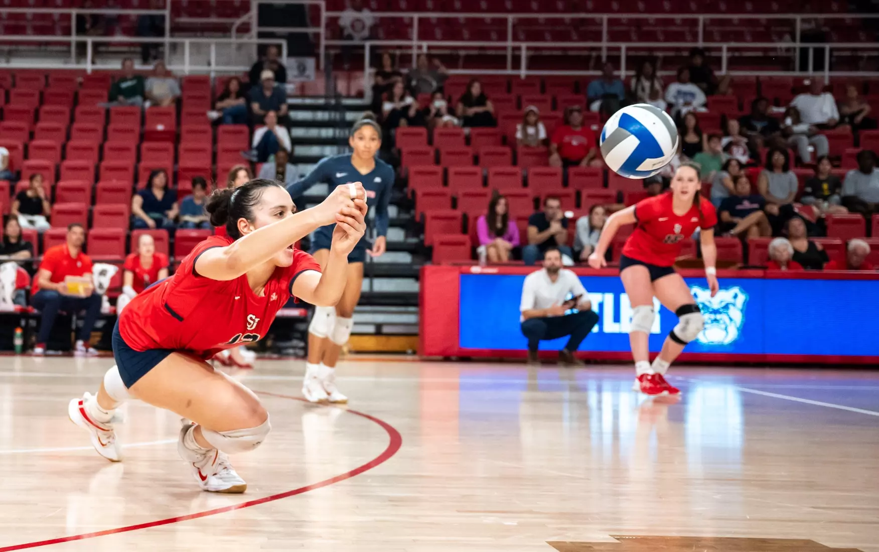 Georgia Walther was tied for the team high with 18 kills