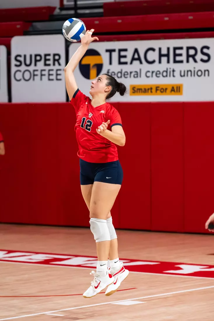 Georgia Walther had a team-high three service aces
