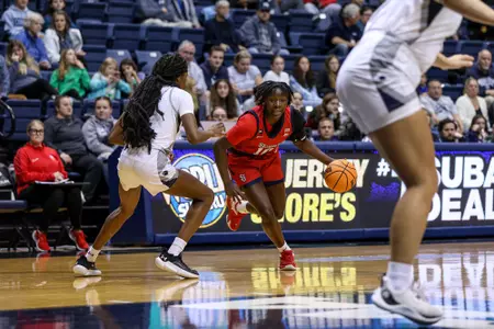 Jayda Brown recorded six points in eight minutes on Friday night.