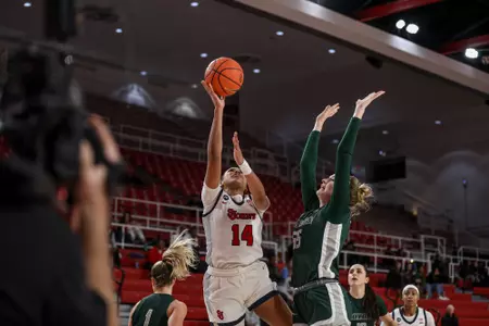 Jillian Archer recorded a game-high 11 rebounds along with 12 points, three blocks and an assist in 33 minutes on the floor.