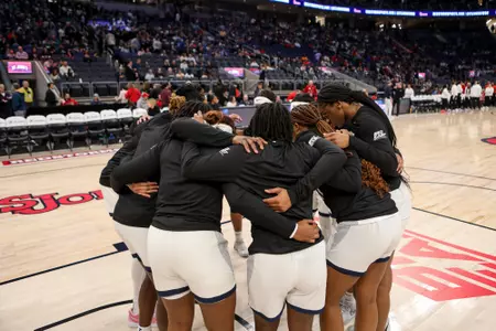 St. John's women's basketball fell to UConn, 92-49, on Saturday afternoon inside of UBS Arena.