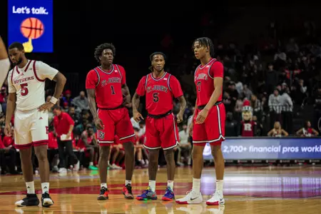 Kadary Richmond, Deivon Smith and Simeon Wilcher