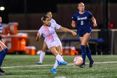 DeJesus' tally marked her fifth in the last six games to take the team in points with 12