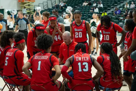 The Red Storm improved to 3-0 with the win over the Greyhounds.