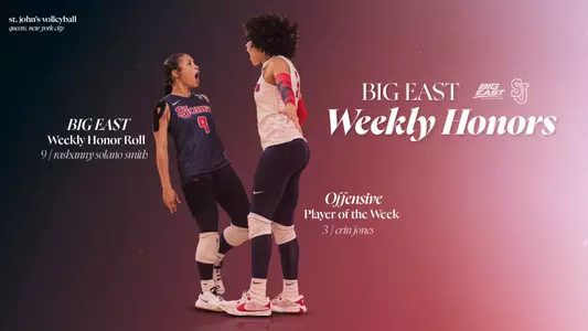 Erin and Rashanny BIG EAST Honors