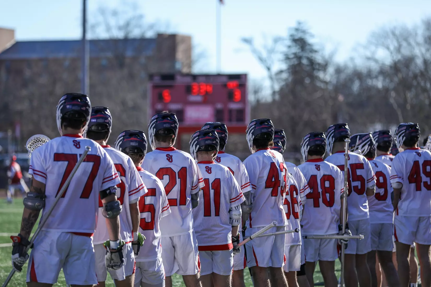 The Red Storm outshot NJIT, 44-38