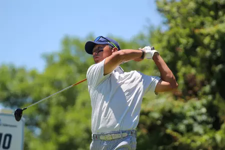 Peicheng Chen shot 3-over, 74, at the NCAA Austin Regional Second Round