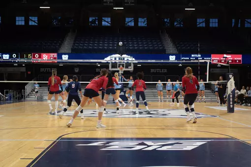 Volleyball falls in reverse sweep at Butler, 3-2