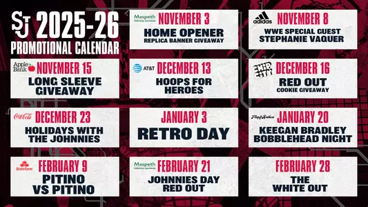 Men's Basketball Promo Calendar