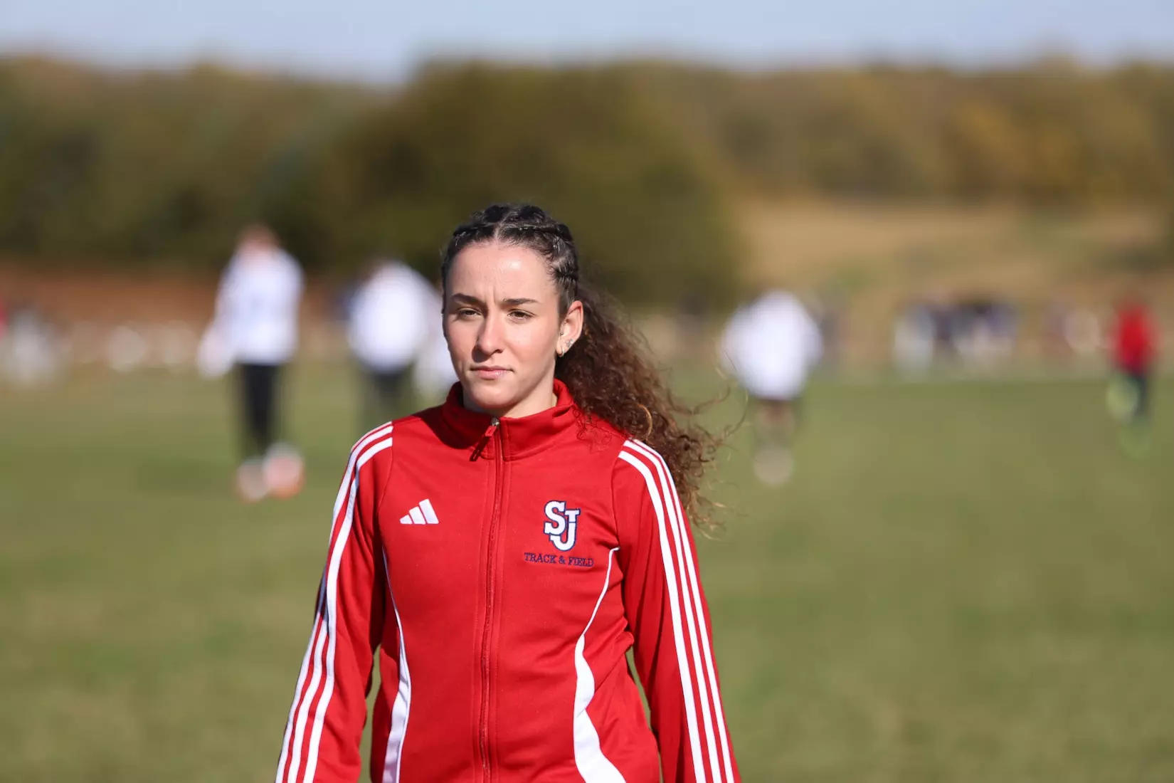 St. John's cross country at the 2025 BIG EAST XC Championships.