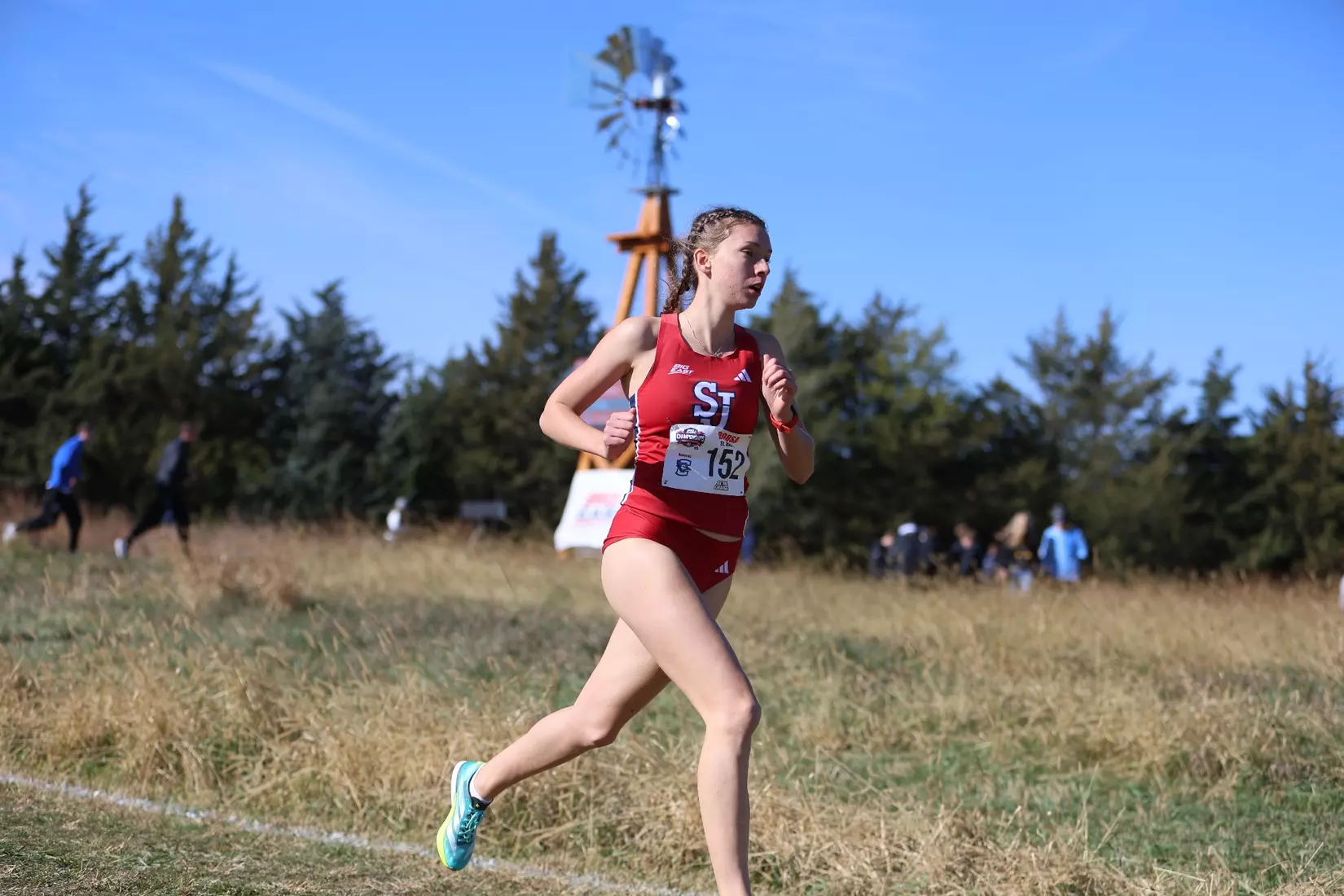 St. John's cross country at the 2025 BIG EAST XC Championships.